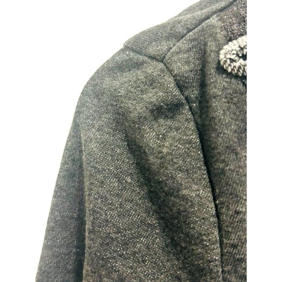 Anthropologie Nick & Mo Textured Lace Jacket Womens Size Small Zipper Closure - Picture 6 of 14